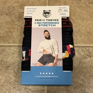 Pair Of Thieves Boxer Brief Underwear 3xl 3 Pack NEW